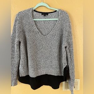 banana republic sweater XL grey & black